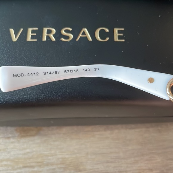 Versace white sunglasses main image 5